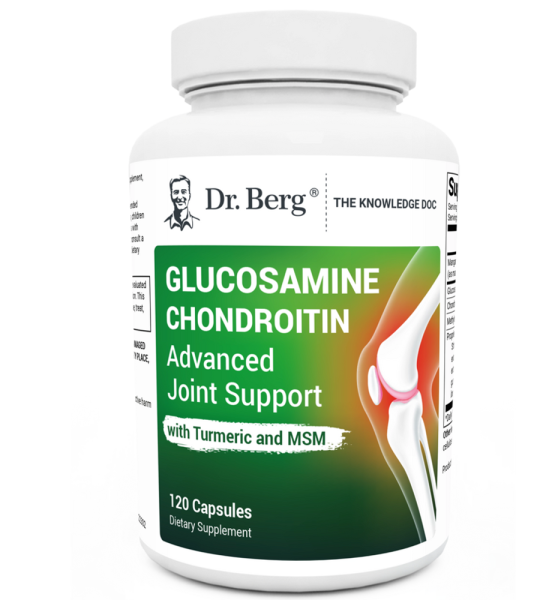 Dr Berg Glucosamine Chondroitin Advanced Joint Support with Msm – 120 Capsules