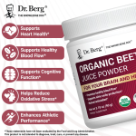 Dr Berg Organic Beetroot Juice Powder | Support Heart Health - 90g