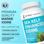 Dr Berg Sea Kelp Enhanced Iodine | Supports Immune System – 90 Capsules