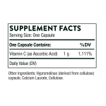 Thorne Vitamin C 1,000 Mg Ascorbic Acid - 60 Capsules