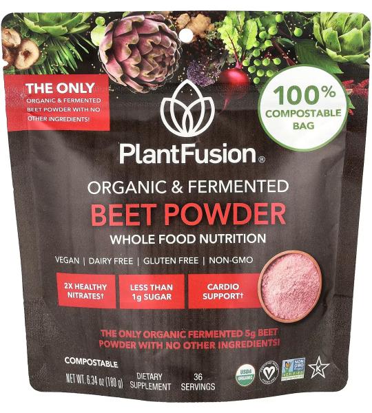 PlantFusion Organic & Fermented Beet Powder 180 g