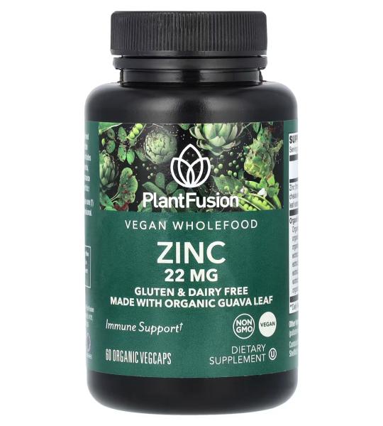 PlantFusion Vegan Wholefood Zinc 22 mg 60 VegCaps in Pakistan