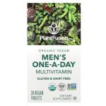PlantFusion Men's Daily Vitamin Supplement – 30 Vegan Tablets