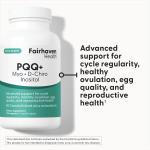 Fairhaven Health PQQ Inositol Supplement – Myo + D-Chiro 120 Capsules