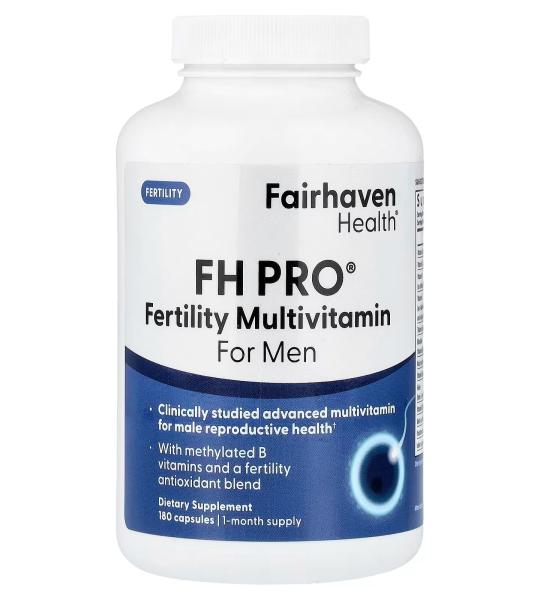 Fairhaven Health FH Pro Men’s Fertility Multivitamin 180 Capsules