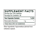 Thorne Pancreatic Enzymes for Digestive Support - 180 Capsules