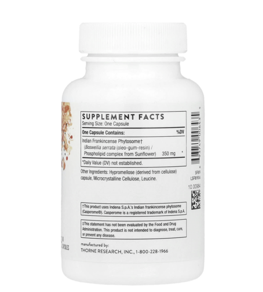 Thorne Boswellia Phytosome 60 Capsules