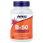 NOW Foods B-50 Nervous System Health 100 Veg Capsules