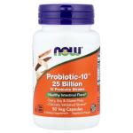 NOW Foods Probiotic-10™ 25 Billion 10 Probiotic Strains Healthy Intestinal Flora 50 Veg Capsules