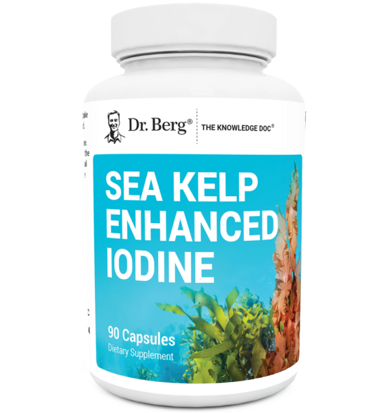 Dr Berg Sea Kelp Enhanced Iodine | Supports Immune System – 90 Capsules