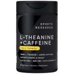 Sports Research L-Theanine + Caffeine Capsules