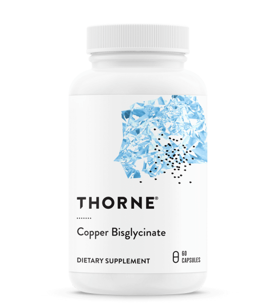 Thorne Copper Bisglycinate - 60 Capsules