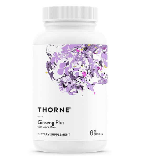 Thorne Ginseng Plus with Lion's Mane - 60 Capsules