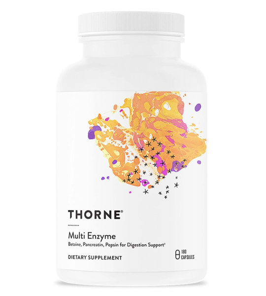 Thorne Multi Enzyme for Digestion Support - 180 Capsules