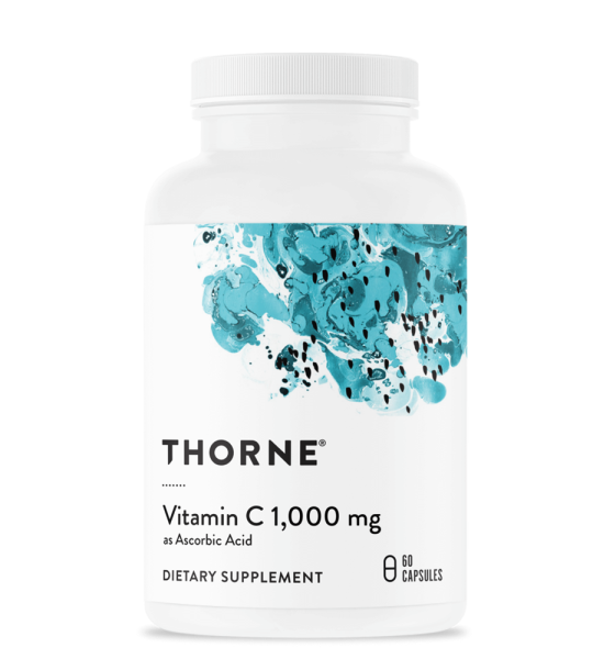 Thorne Vitamin C 1,000 Mg Ascorbic Acid - 60 Capsules