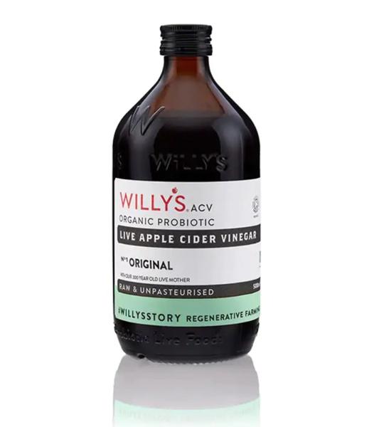 Willy's ACV Organic Probiotic Live Apple Cider Vinegar
