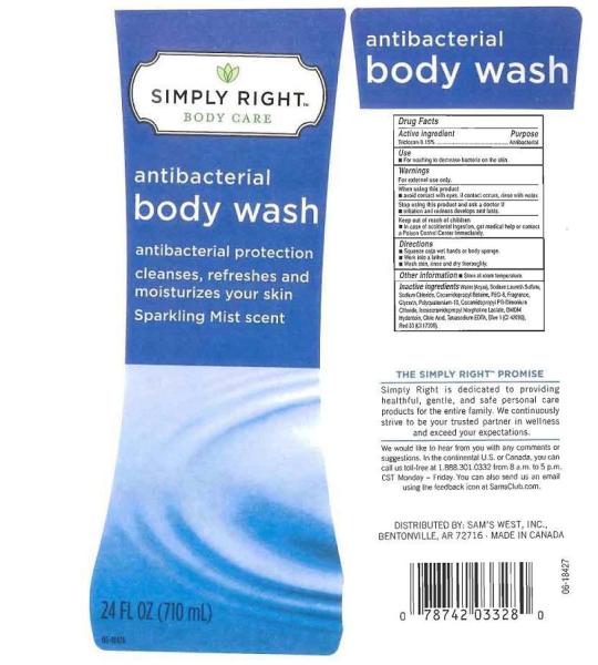 Simply Right Antibacterial Body Wash Sparkling Mist Price In Pakistan