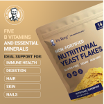 Dr Berg Nutritional Yeast Flakes Gluten-Free, Vegan, Non-Gmo – 8 Oz