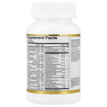 California Gold Nutrition, Active Men's Multivitamin with Panax Ginseng Extract Maca Saw Palmetto and Tribulus 180 Tablets