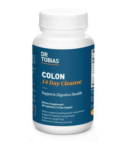 Dr. Tobias Colon 14 Day Cleanse Supplement, 28 Capsules From USA