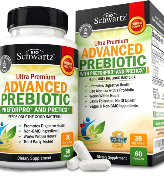 Bio Schwartz Ultra Premium Advanced Prebiotic with Prefor Pro® & Pretic X