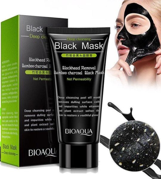 Activated Blackhead Removal Bamboo Charcoal Black Facial Mask