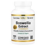 California Gold Nutrition Boswellia Extract Turmeric Curcumin Complex with Turmeric Extract and Turmeric Powder 120 Veggie Capsules