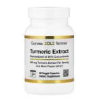 California Gold Nutrition Turmeric Extract with 95% Curcuminoids and BioPerine® Black Pepper Extract 800 mg 60 Veggie Capsules