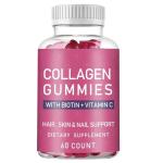 Collagen Gummies with Biotin + Vitamin C - Hair, Skin, & Nail Support