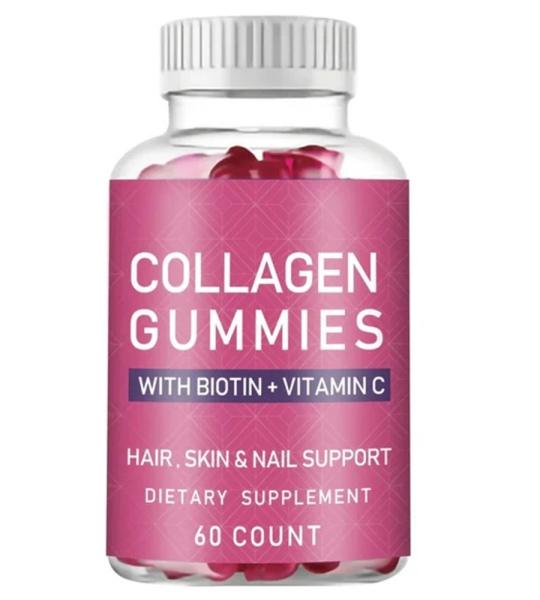 Collagen Gummies with Biotin + Vitamin C - Hair, Skin, & Nail Support