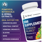 Dr Berg Dim Supplement Estrogen Balance | Hormonal Balance – 60 Capsules