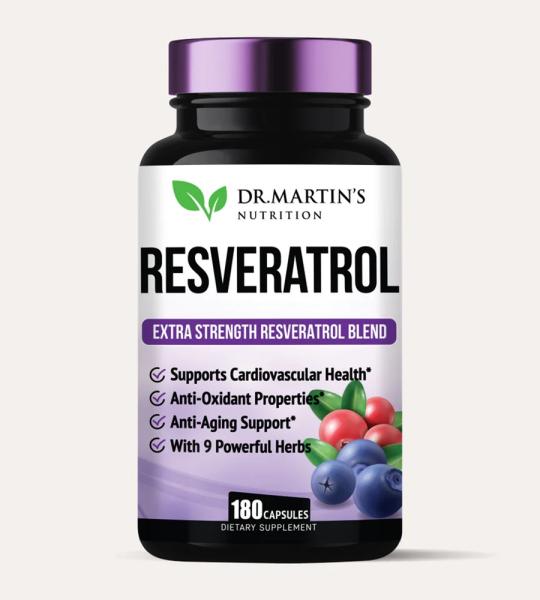 Dr.Martin's Nutrition Resveratrol - Extra Strength (180 Capsules)