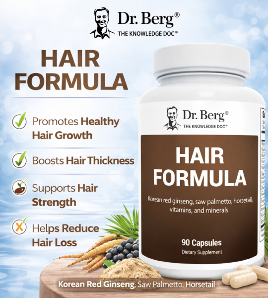 Dr Berg Hair Formula | Hair Essential – 90 Capsules