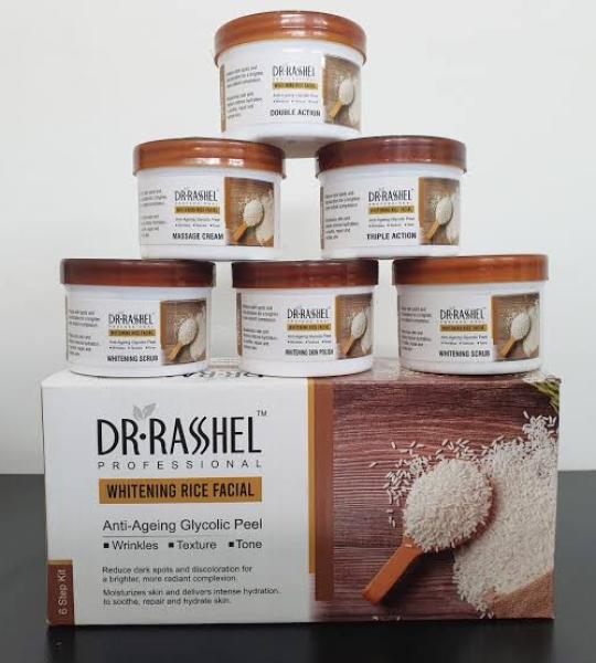 DR-RASHEL Whitening Rice 6 step Facial kit