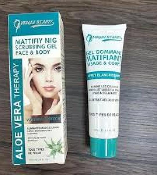 Virgin Beauty Mattifying Night Scrubbing Gel for Face & Body