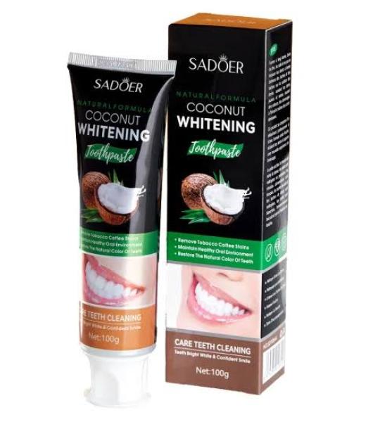 SADOER Natural Formula Coconut Whitening Toothpaste