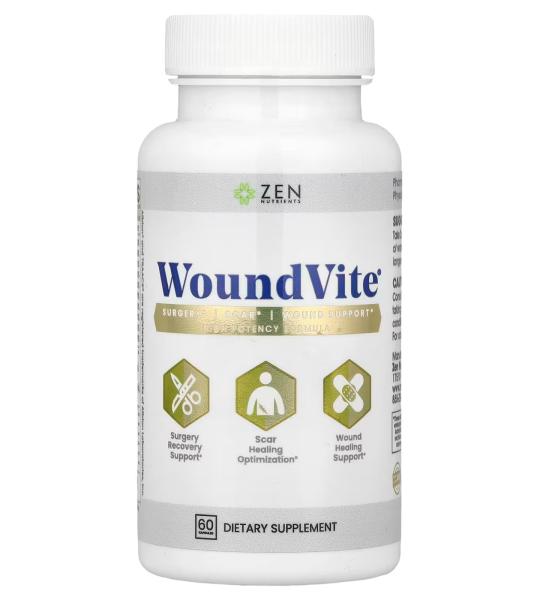 Zen Nutrients WoundVite Daily Support Supplement – 60 Capsules