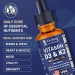 Dr Berg Vitamin D3 and K2 Liquid with Mct Oil – 30 Ml
