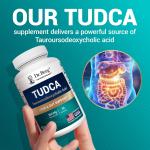 Dr Berg Tudca – 250 Mg of Tauroursodeoxycholic Acid | Liver Gut Support – 30 Capsules