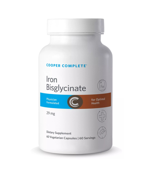 Iron Bisglycinate Cooper Complete 60 Capsules