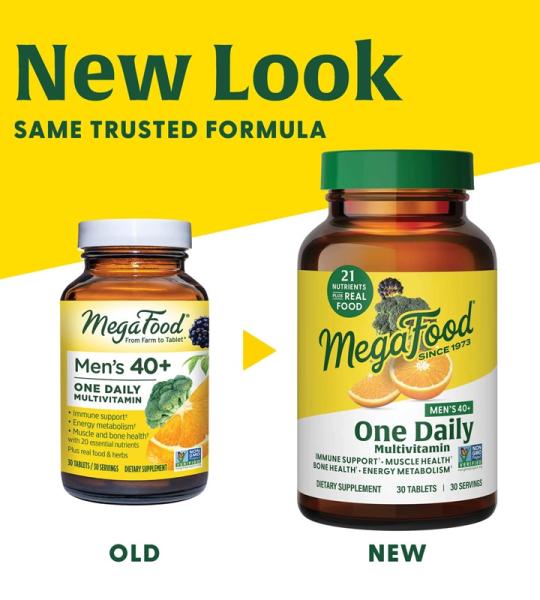 Men's 40+ One Daily Multivitamin by MegaFood