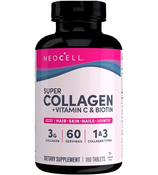 NeoCell Super Collagen + Vitamin C & Biotin - 3 G Collagen