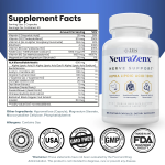 Zen Nutrients 1200mg Alpha Lipoic Acid R Matrix + Benfotiamine + B Complex Nerve Support 120 Capsules