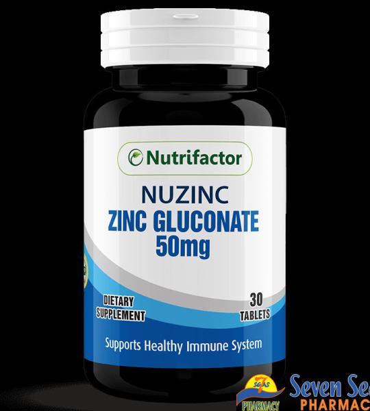 Nutrifactor Zinc Gluconate 50mg 100% Natural Product In Pakistan