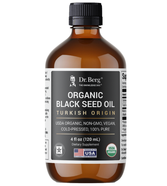 Dr Berg Organic Black Seed Oil Turkish Origin - 120 Ml