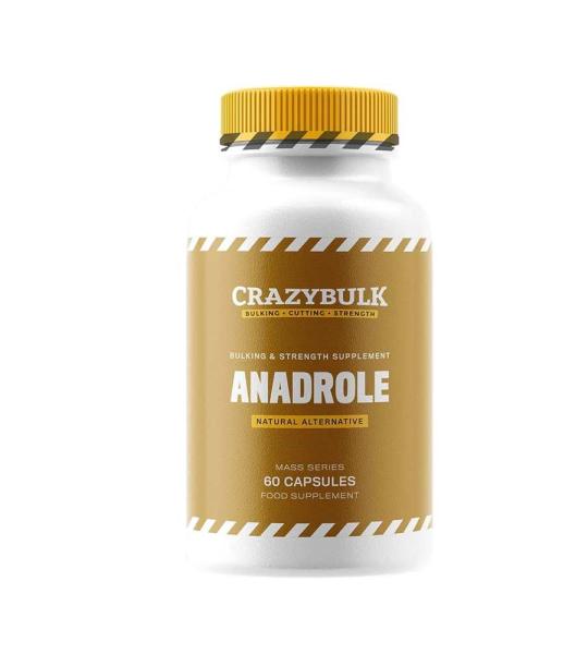 CrazyBulk Anadrole Natural Bulking & Strength Supplement – Mass Series – 60 Capsules