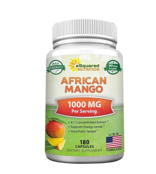 A Squared Nutrition African Mango Max Strength 1000mg | 180 Capsules