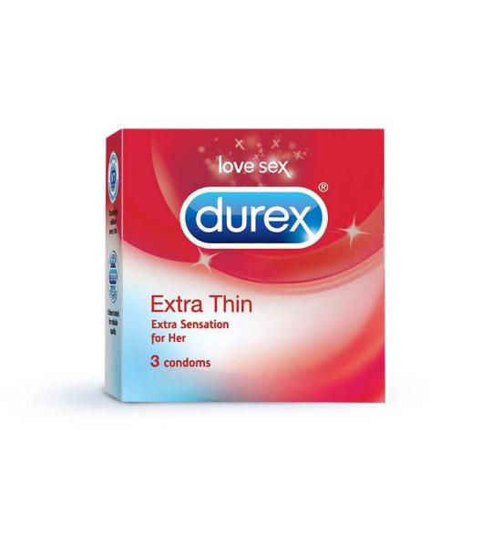 Durex Extra Thin 3 Condoms Buy Online In Lahore Pakistan