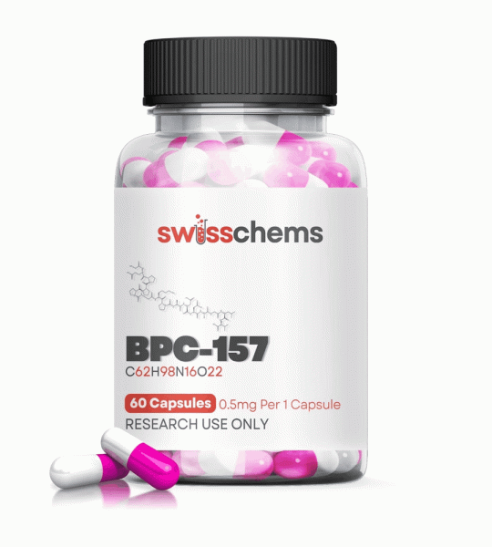 SwissChems BPC-157 – Advanced Research Peptide 60 Capsule 0.5mg