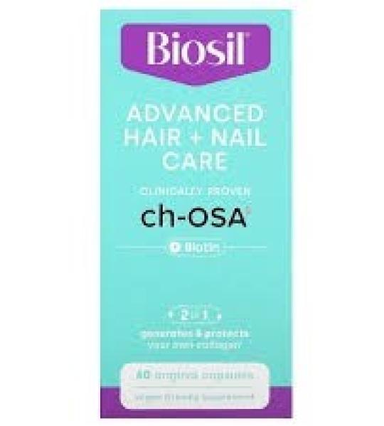 Biosil Advanced Hair + Nail Care Capsules With Biotin